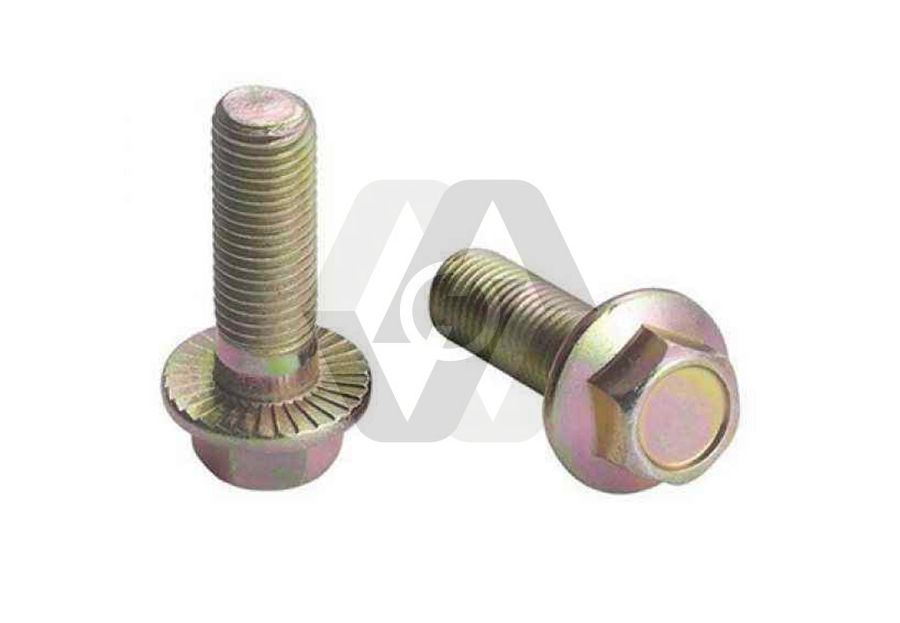 六角法兰面带防滑垫螺栓