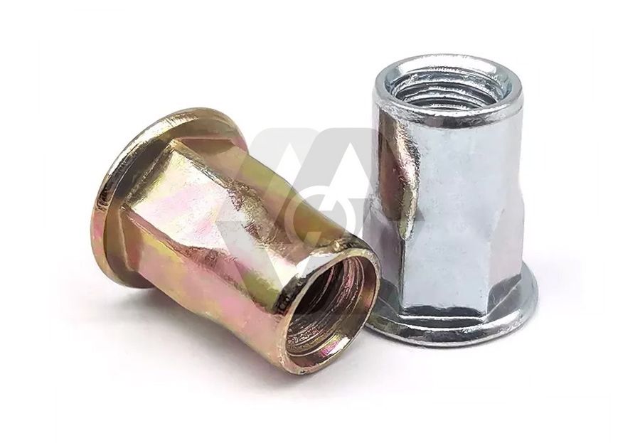 不锈钢碳钢半六角铆螺母