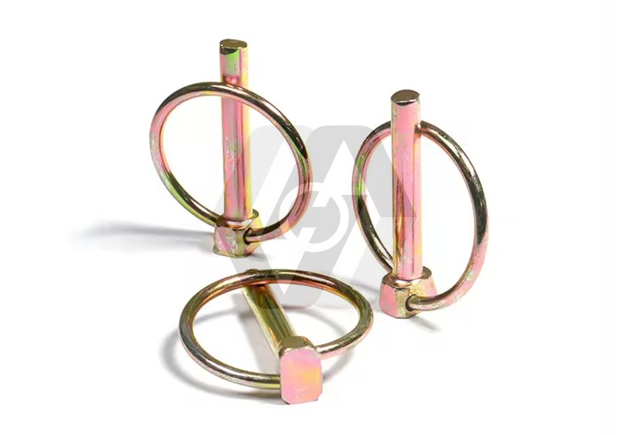 镀彩锌环形销碳钢O型锁销安全销保险销