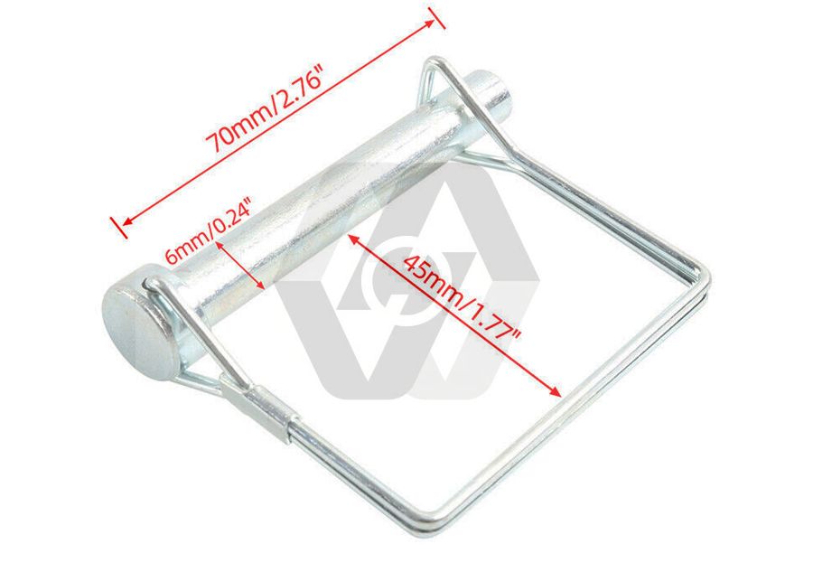 安全销 D型拖车销配防丢绳