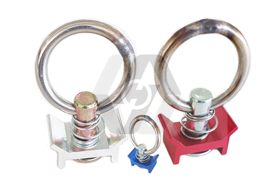 飞机轨道改装铝滑轨拉环 越野车改装铝导轨车顶横杆快速固定导轨快卸卡扣